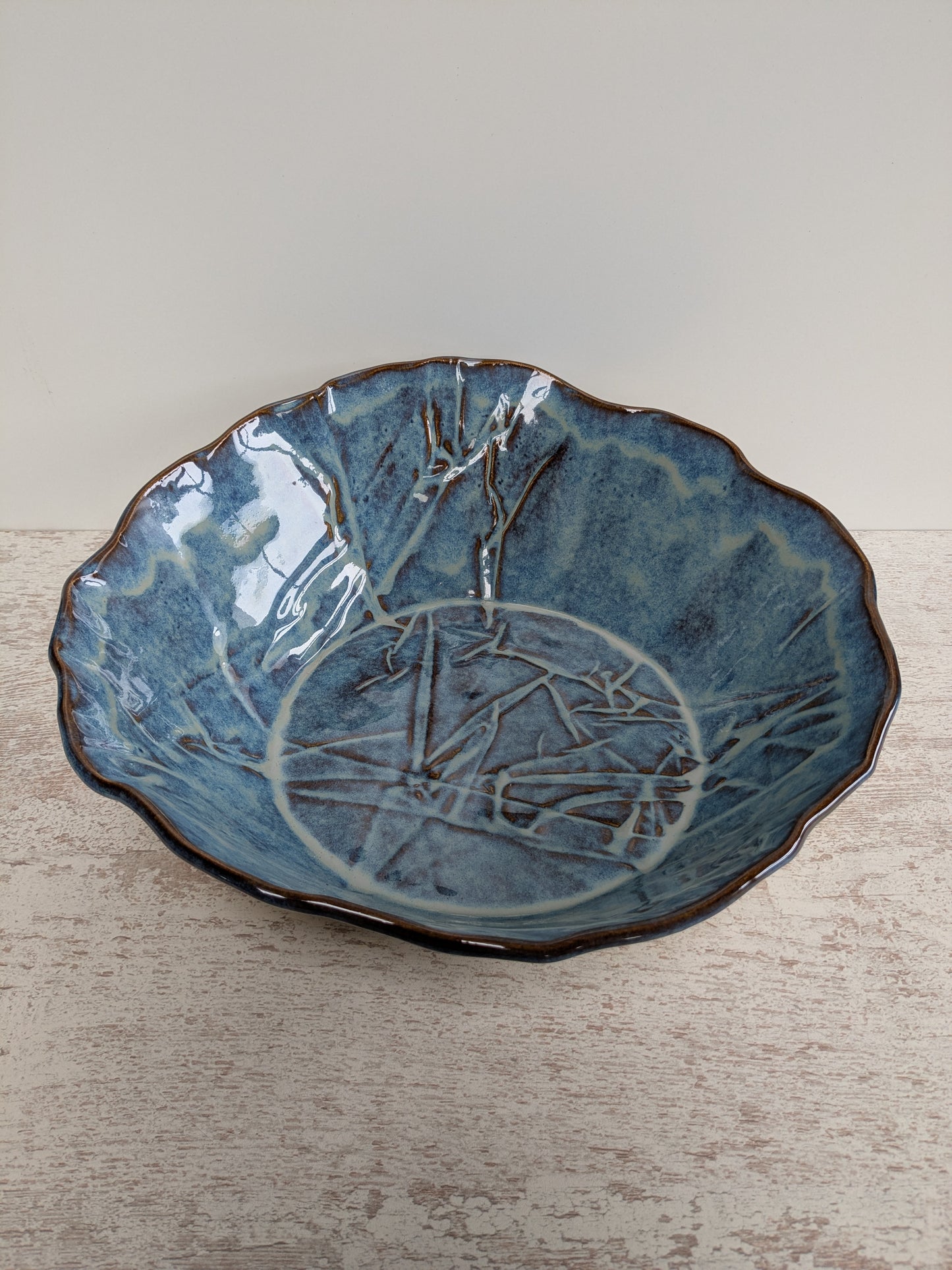 Diepe schaal - blauw