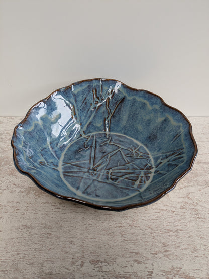 Diepe schaal - blauw