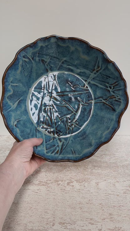 Diepe schaal - blauw